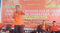Ini Kata Ketua Mahkamah Partai Buruh Pada Seminar dan Konsolidasi Akbar di Sumut