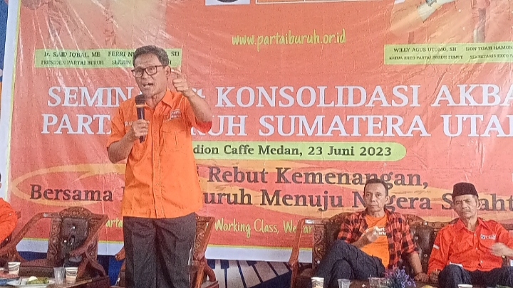 Ini Kata Ketua Mahkamah Partai Buruh Pada Seminar dan Konsolidasi Akbar di Sumut