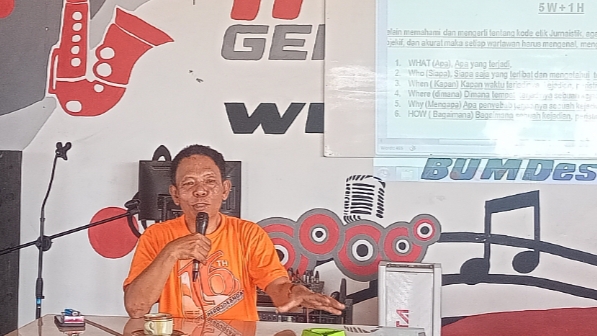 Memberi Materi Dalam Konsolidasi dan Pelatihan Media, Ini Kata Sekretaris Partai Buruh Labuhanbatu