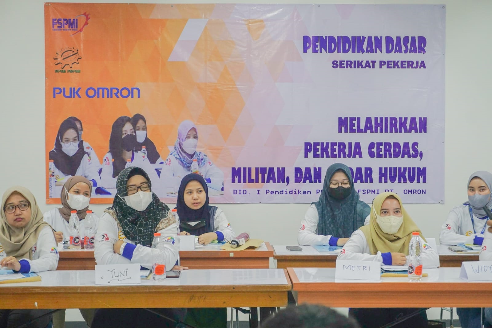 Serikat Pekerja FSPMI PT Omron Kembali Adakan Pendidikan Dasar Untuk Anggota
