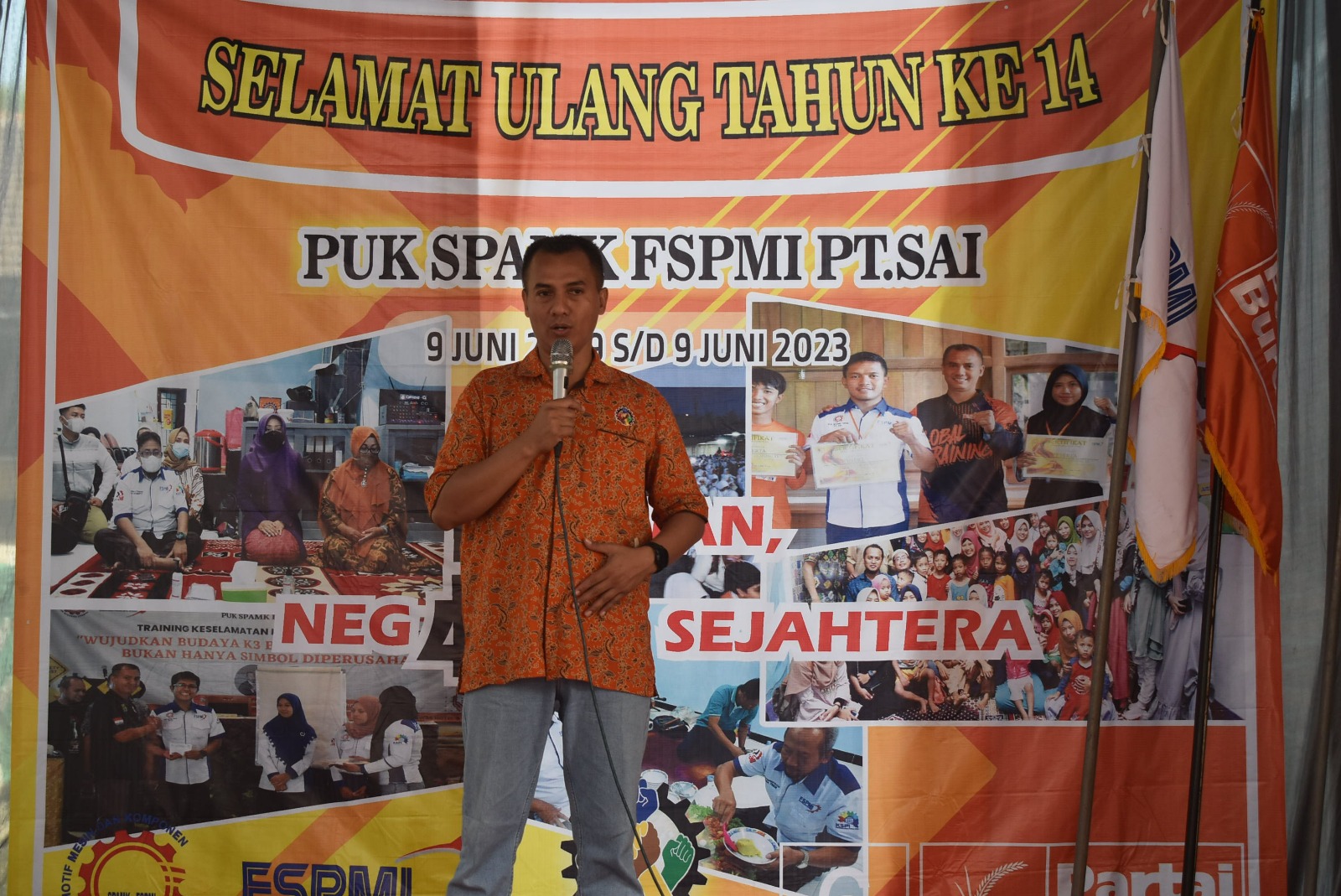 14 tahun PUK SPAMK FSPMI PT SAI : 1 Tujuan Negara Sejahtera