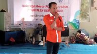 Bacaleg Partai Buruh Hadiri Famget PUK SPAI FSPMI PT Uniflex Kemasindah
