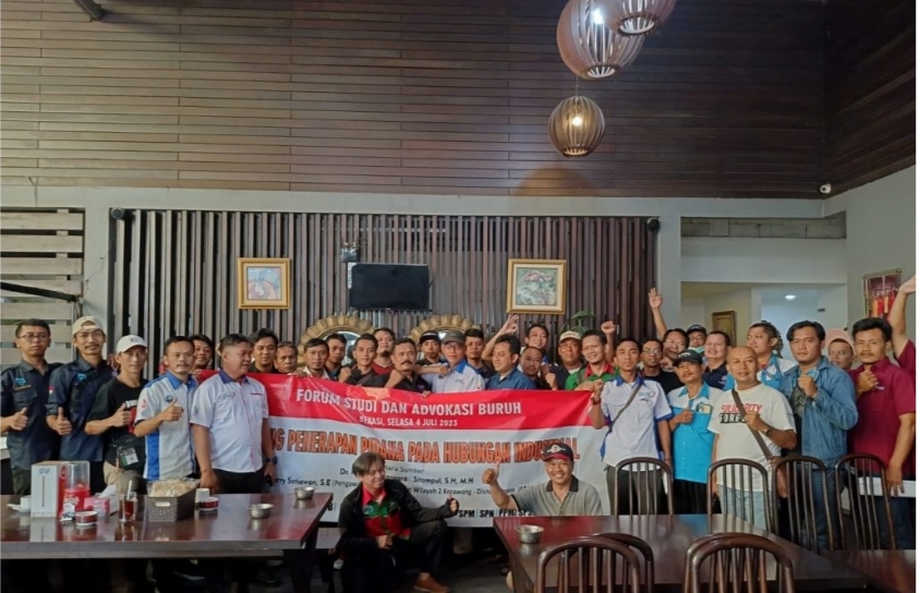 Aliansi Serikat Pekerja Kota Bekasi Selenggarakan Pelatihan Hukum Pidana Perburuhan