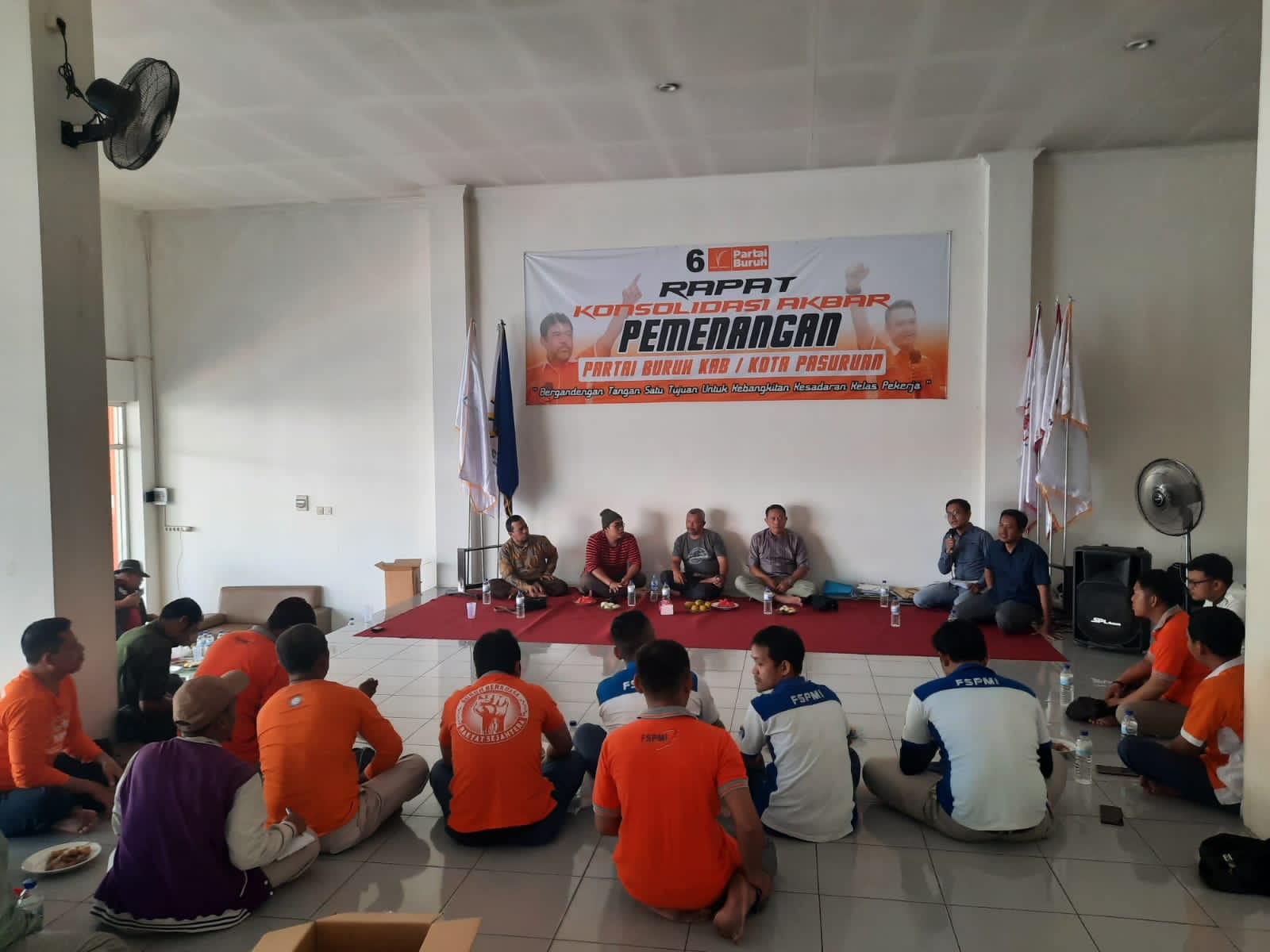 Pimpinan Pusat Datangi PC SPAMK FSPMI Kabupaten Pasuruan, Ternyata Ini Yang Dibahas