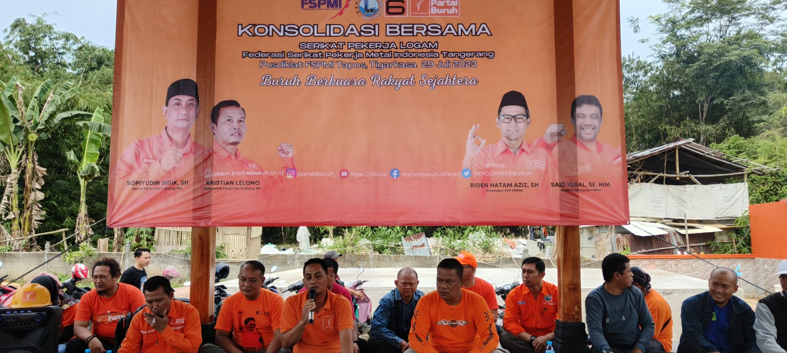 SPL Tangerang Raya Gelar Konsolidasi Bersama di Pusdiklat FSPMI