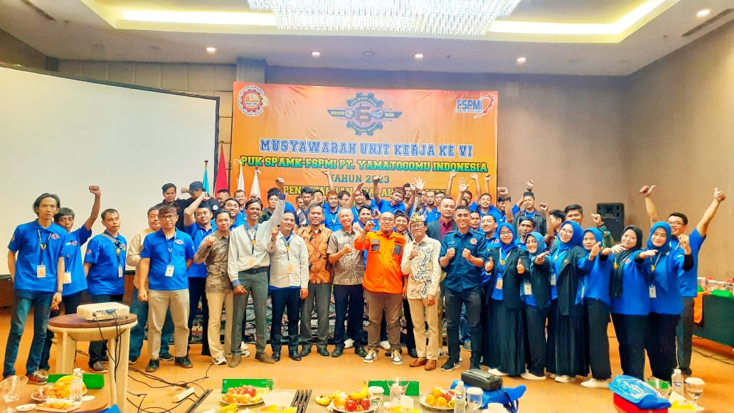 MUSNIK VI PUK SPAMK FSPMI PT. Yamatogomu Indonesia : Pengetahuan Adalah Kekuatan Untuk Mewujudkan Perubahan Organisasi Yang Baik