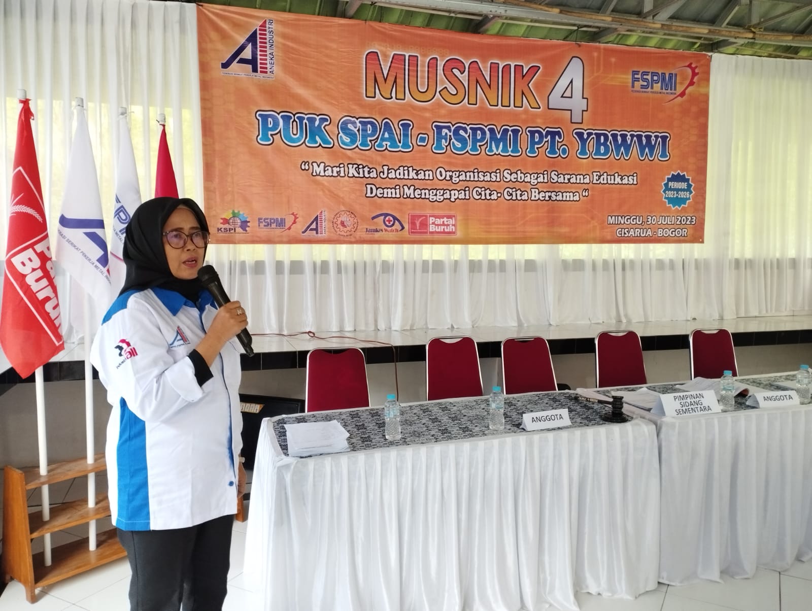 Kedewasaan Berorganisasi Tingkatkan Kualitas Kesejahteraan Anggota PUK SPAI FSPMI PT. YBWWI Bogor