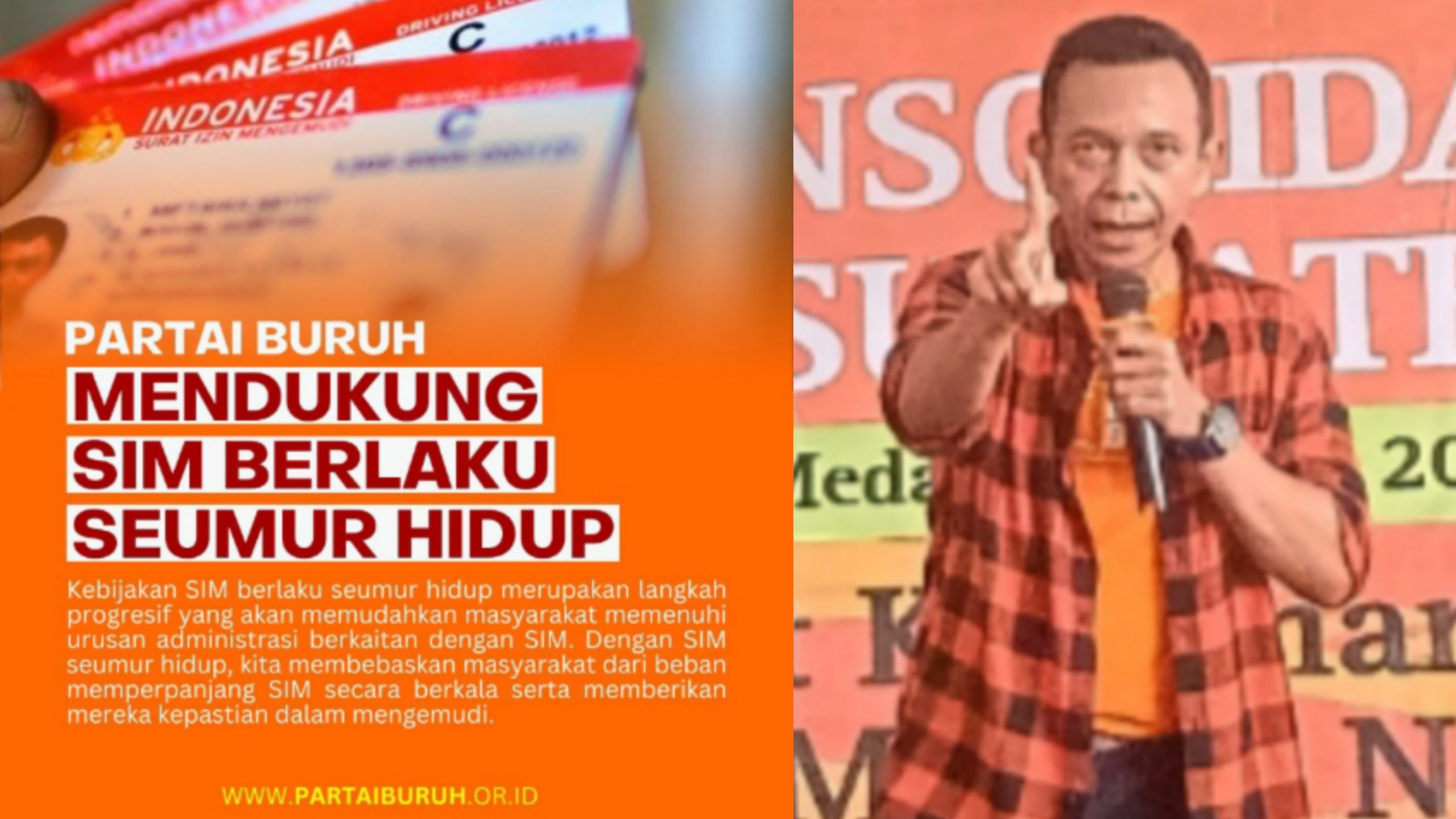 SIM Jadi Modal Kerja Bagi Buruh Sektor Transportasi dan Masyarakat Kecil Beraktivitas, Partai Buruh Minta SIM Berlaku Seumur Hidup
