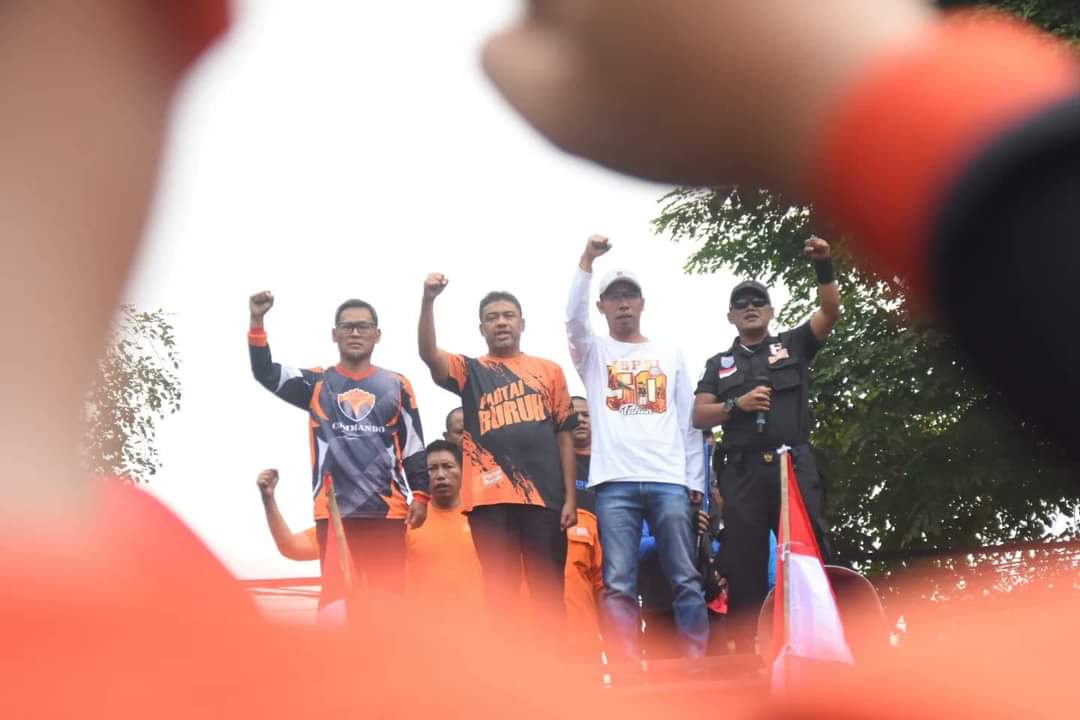 Bawa 4 Tuntutan, Partai Buruh Gelar Aksi Long March Bandung – Jakarta