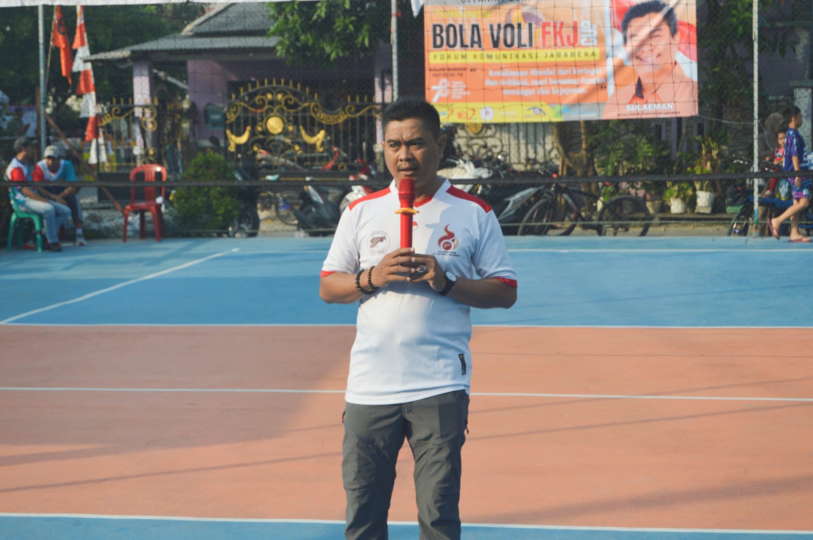 Peringati HUT RI ke 78, Forum Komunikasi Jababeka Selenggarakan Pertandingan Voli