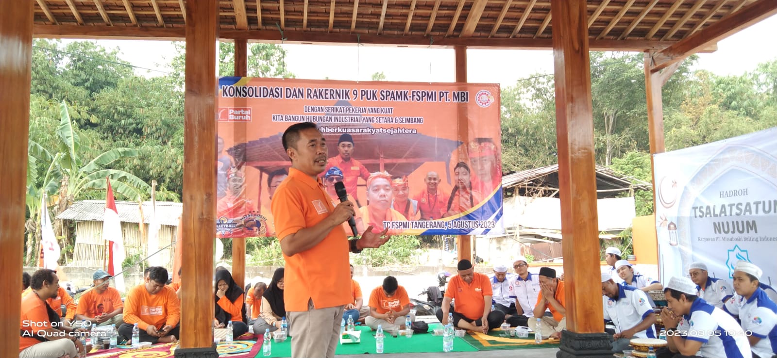 PUK SPAMK FSPMI PT. MBI Gelar Konsolidasi dan Rakernik 9 di Pusdiklat Tangerang Raya