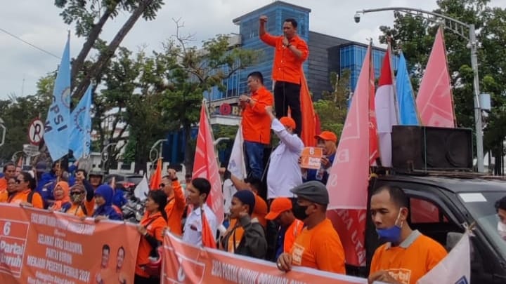 Partai Buruh Sumut Aksi 09 Agustus 2023, Kerahkan Seribu Buruh Tuntut Cabut UU Cipta Kerja dan Kenaikan Upah