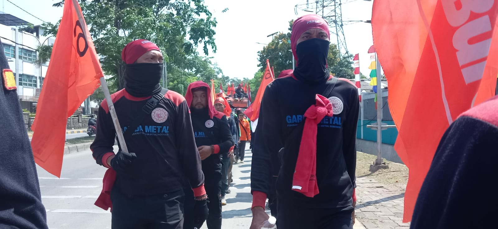 Tembus Ibukota, Longmarch Hari Ketujuh Berakhir di Posko Orange Jakarta Pusat