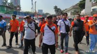 Puncak Longmarch Buruh Bandung-Jakarta, FSPMI Cimahi Ikut Serta dalam Aksi di Ibu Kota