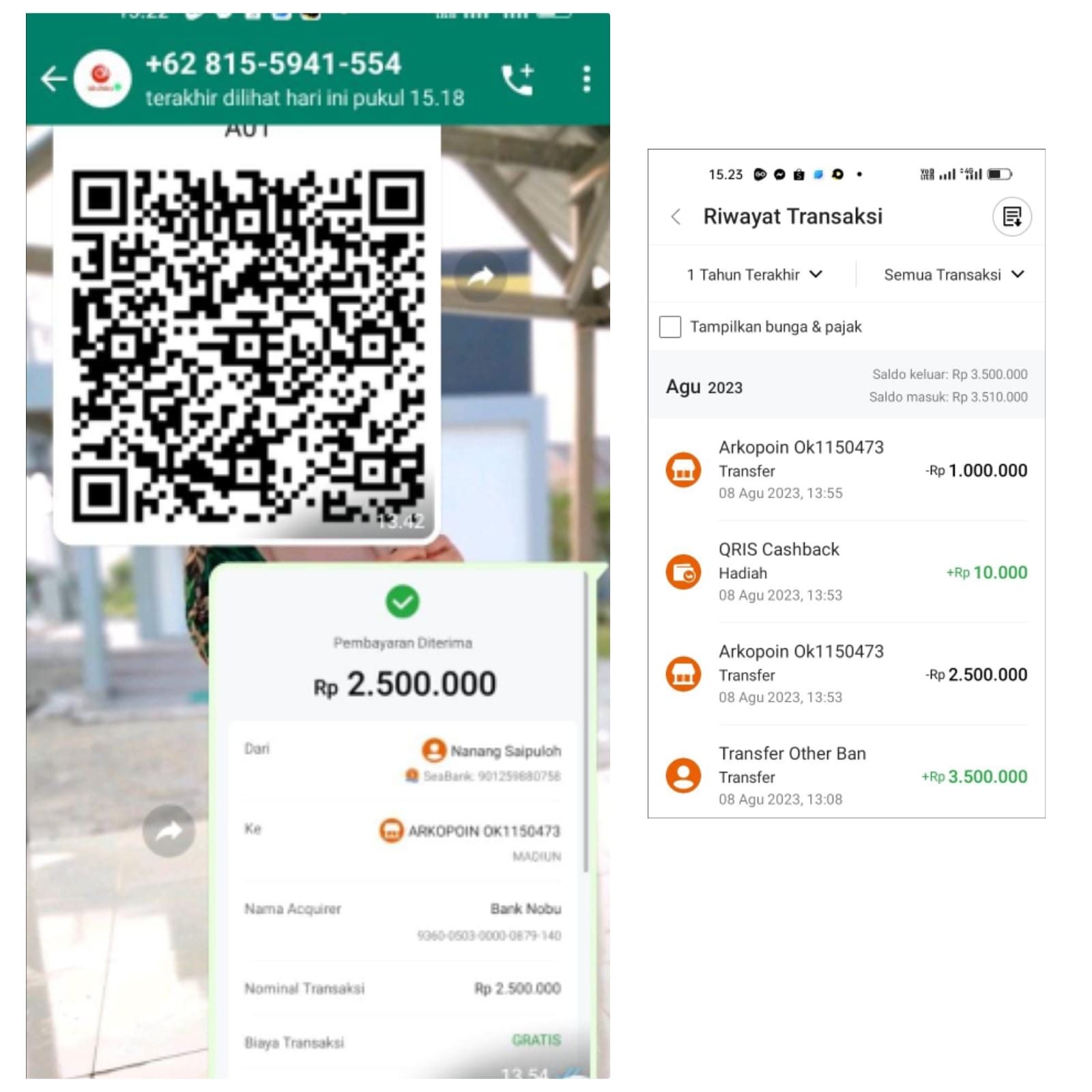 Seorang Buruh Jadi Korban Penipuan Online