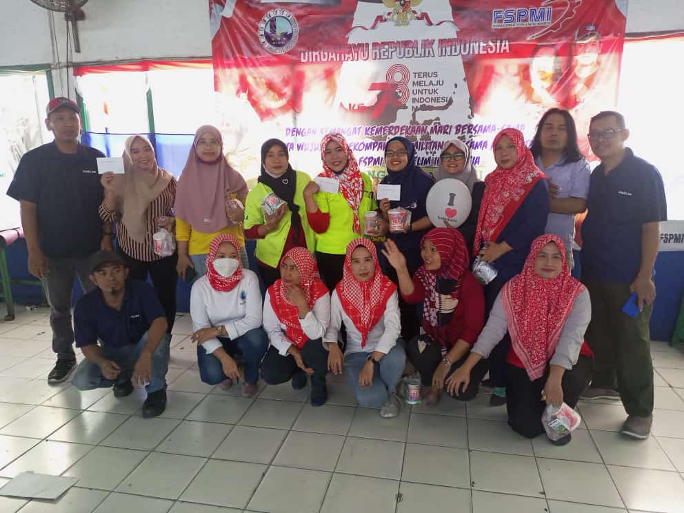 PUK SPL FSPMI PT. Daelim Indonesia Gelar Beberapa Lomba Untuk Rayakan HUT RI ke 78