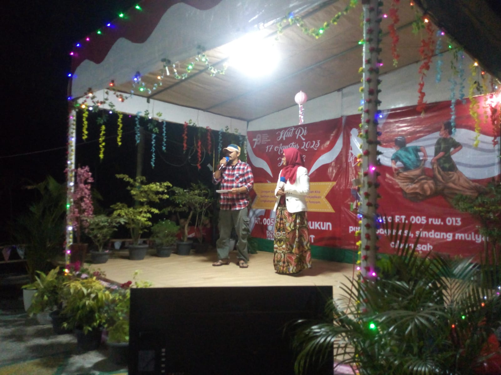 Pengurus Garda Metal Bekasi ini Ikut Ramaikan Malam Kemerdekaan HUT RI ke 78