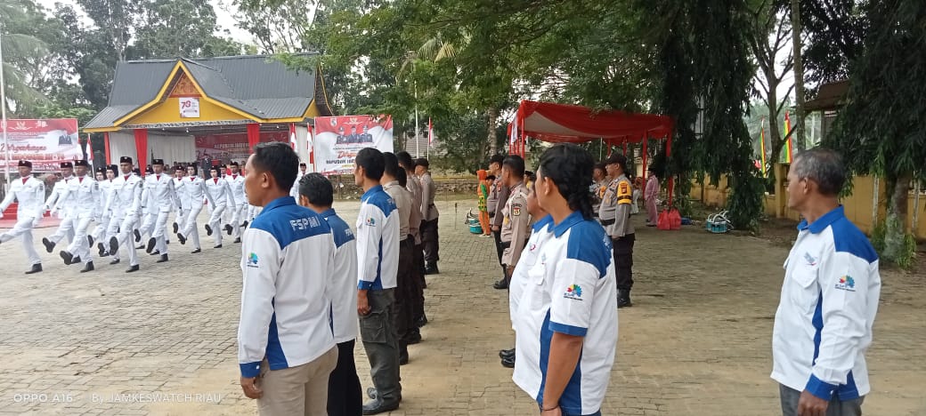Peringati HUT Kemerdekaan RI, PUK SPPK FSPMI PT. Musim Mas Ikuti Upacara Bendera