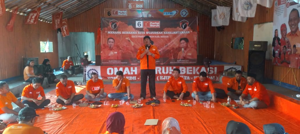 Exco Partai Buruh Kabupaten Bekasi Targetkan 350 Ribu Suara