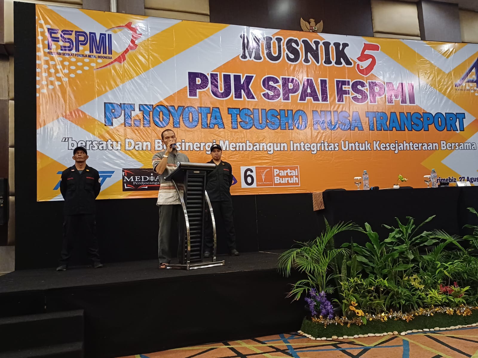Bersama Membangun Organisasi dan Perusahaan Lebih Baik Menjadi Tujuan dalam Musnik PUK SPAI PT. TTNT