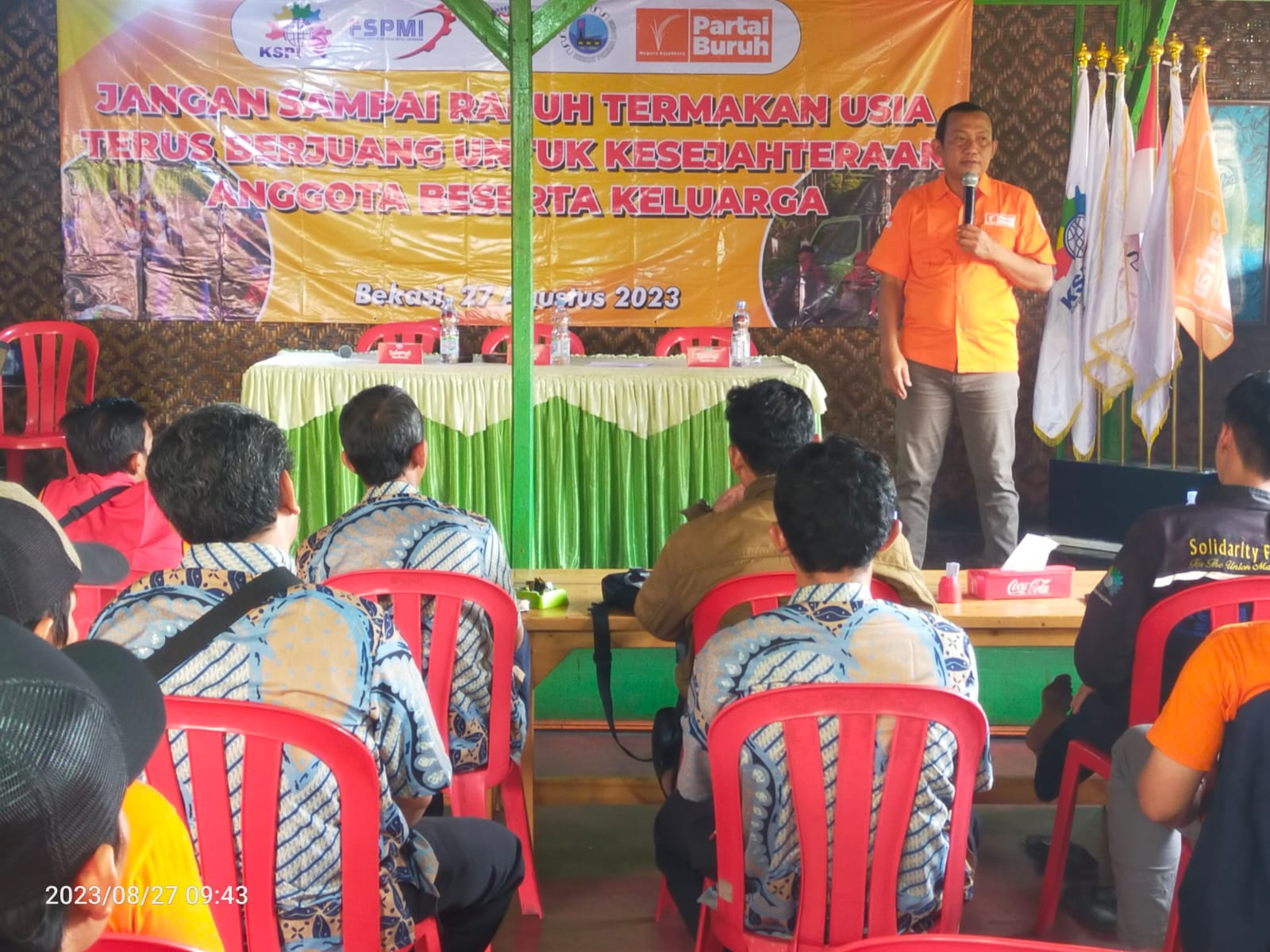 Ini Yang Disampaikan Sarino dalam Musnik IV PUK SPL FSPMI PT Alcomex Indo