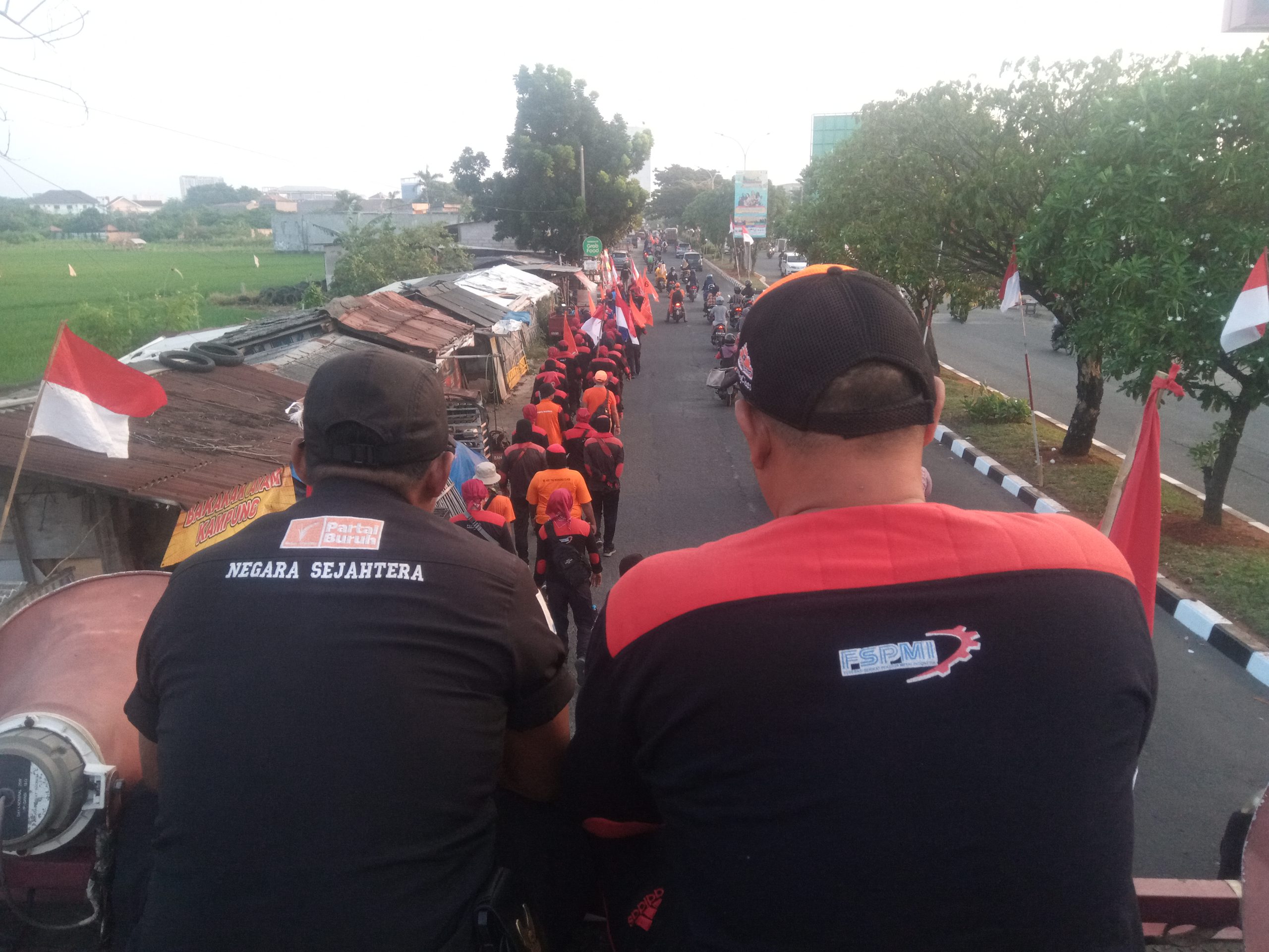 Longmarch Buruh Bandung-Jakarta, Ketua PC SPAI-FSPMI Purwakarta: Ini Bukan Longmarch Biasa