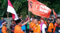 Sampai di Jakarta, Exco Partai Buruh Dki Terima Kedatangan Peserta Longmarch Bandung Jakarta
