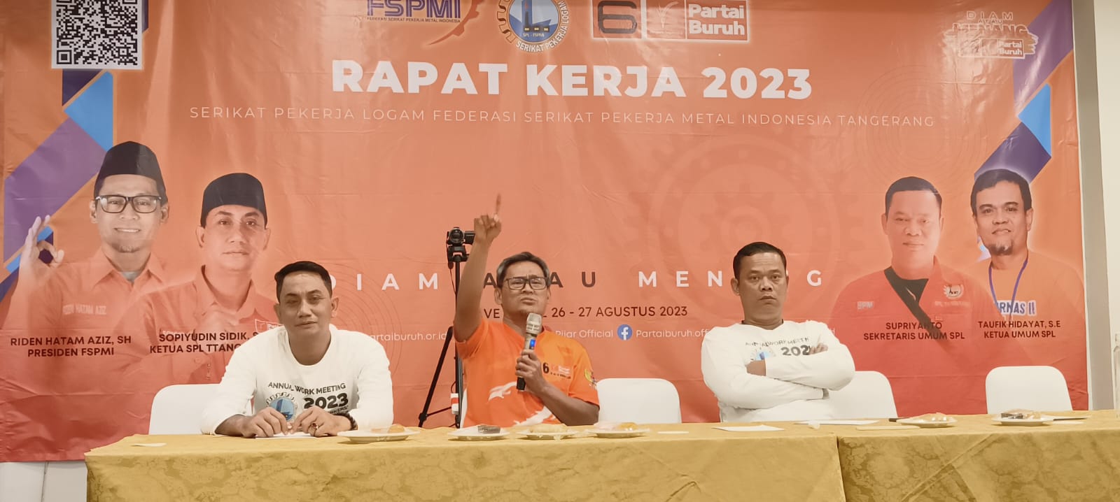Presiden FSPMI Hadir Di Rakercab IV SPL FSPMI Tangerang Raya