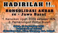 Ribuan Buruh Se-Jawa Barat Dipastikan Hadiri Konsolidasi Akbar Perjuangan Upah 2024 di Bekasi Ribuan Buruh Se-Jawa Barat Dipastikan Hadiri Konsolidasi Akbar Perjuangan Upah 2024 di Bekasi