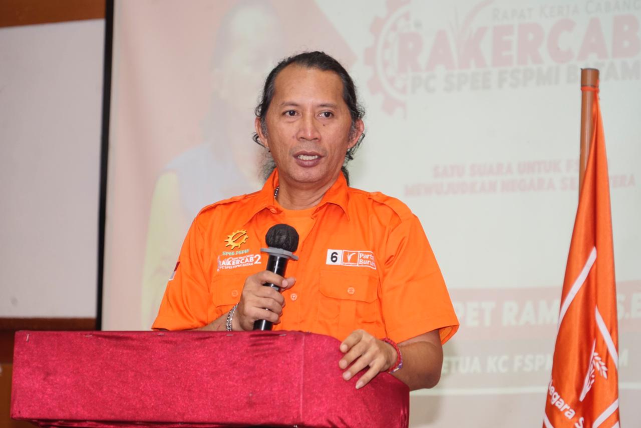 Ketua KC FSPMI Batam : Kita Sudah Punya Partai Sendiri Untuk Apa Pilih Yang Lain?
