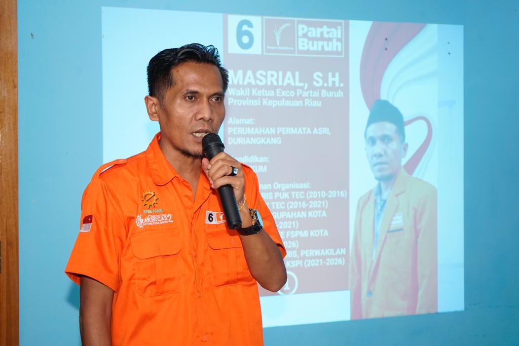 Ketua PC SPEE  FSPMI Batam : Organisasi Tempatnya Belajar Demokrasi