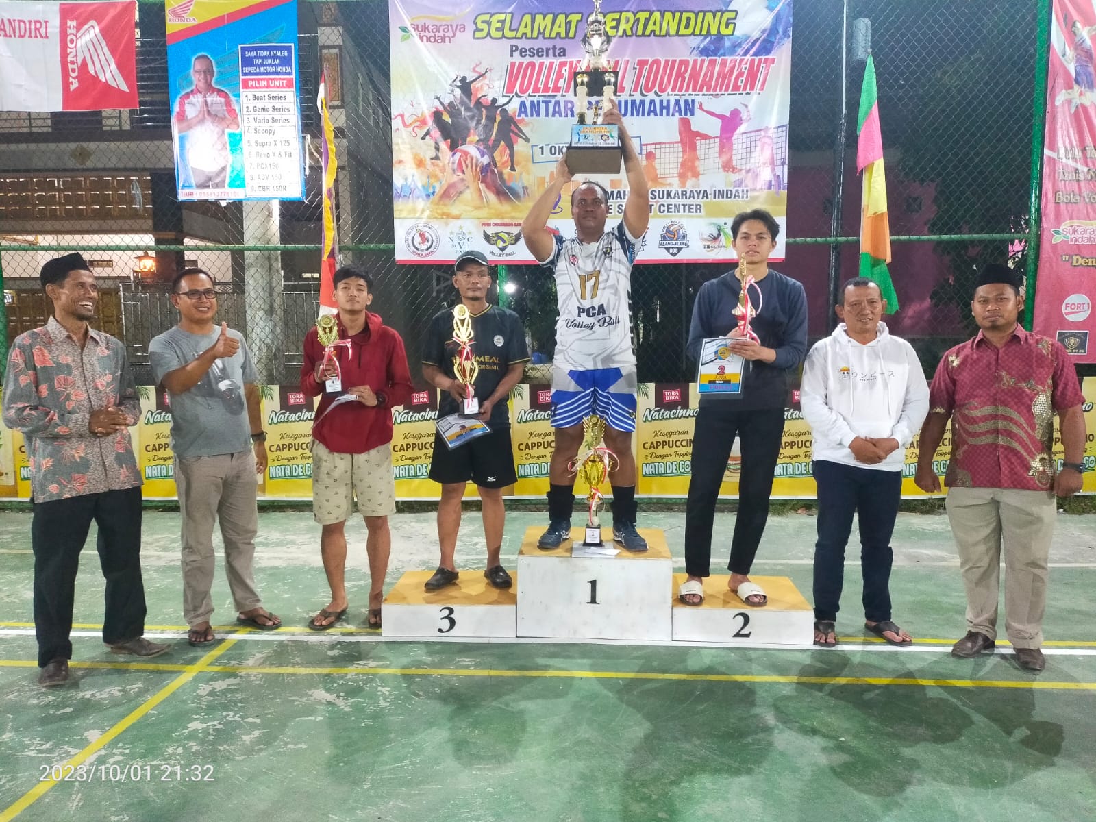 Caleg Partai Buruh Sarino Hadiri Kejuaraan Voli Perumahan Se-Kabupaten Bekasi