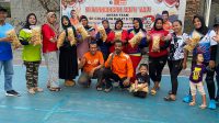 Tim AYTK Villa Mutiara Juara Pertandingan Voli Antar Team Bersama Caleg Partai Buruh