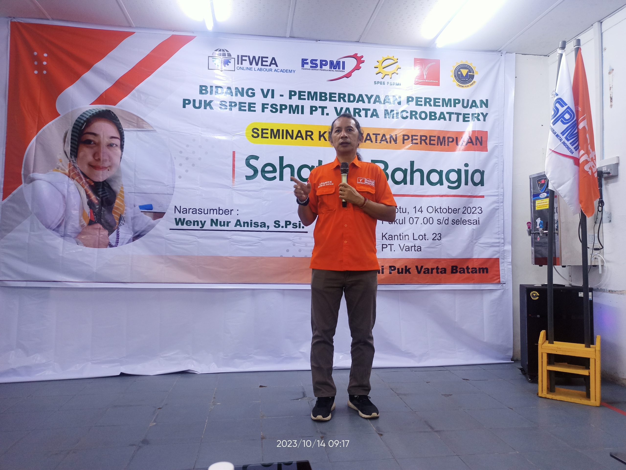 Ketua KC FSPMI Batam Apresiasi Kegiatan Buruh Perempuan Varta