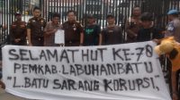 Mantan Kadis PUPR (SR) Diduga Korupsi, AMMPUH Gruduk Kantor Bupati Labuhanbatu