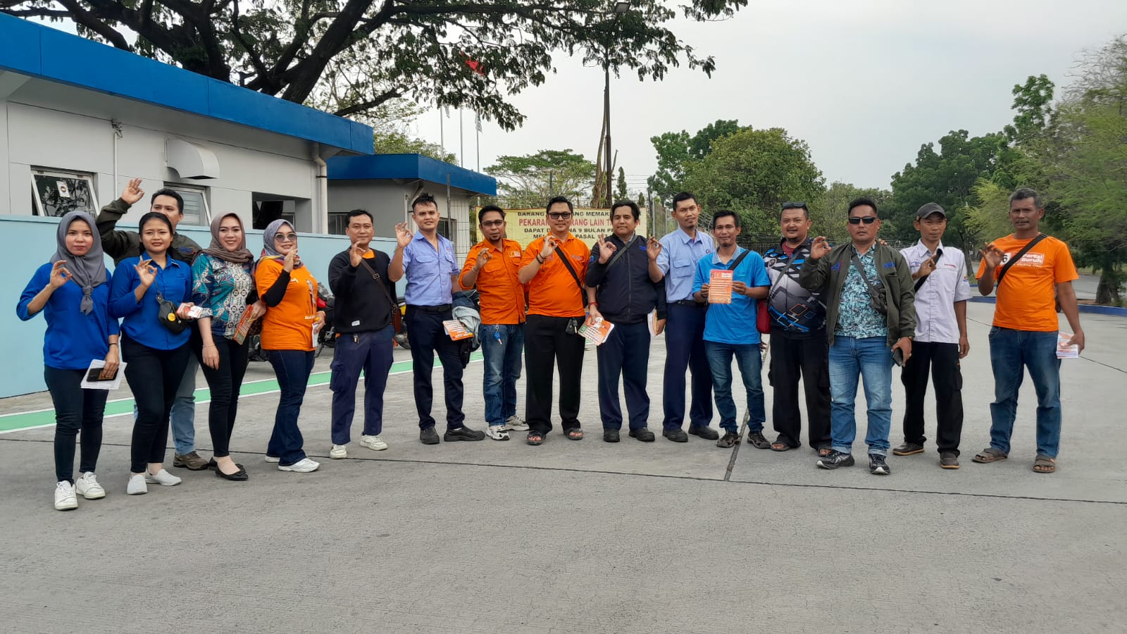 Tim Gaspol dan Caleg Partai Buruh Kabupaten Karawang Sasapa di PT. NT. Piston Ring Indonesia (NTRI)
