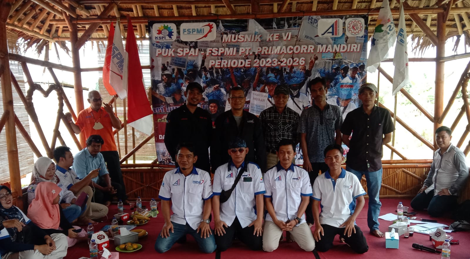 Musnik VI PUK SPAI FSPMI PT. Primacorr Mandiri, Inilah Susunan Kepengurusan periode 2023-2026