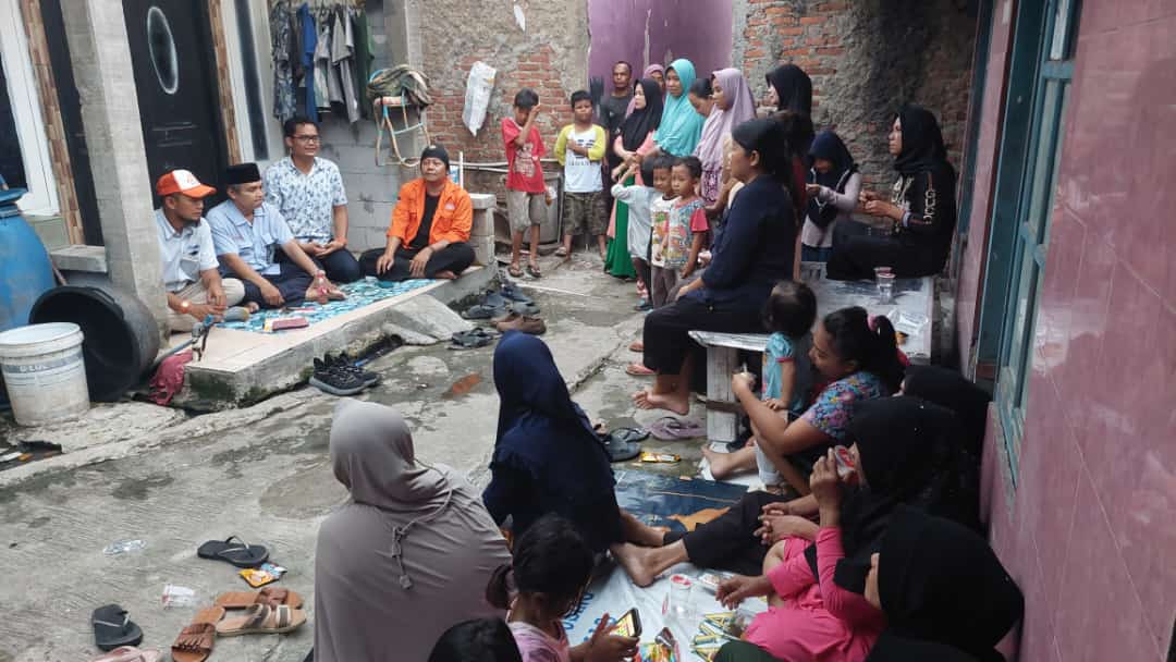 Caleg Partai Buruh Ali Nur Hamzah dan Rudol, S.H. Sambangi Dua Titik di Kecamatan Cikarang Utara