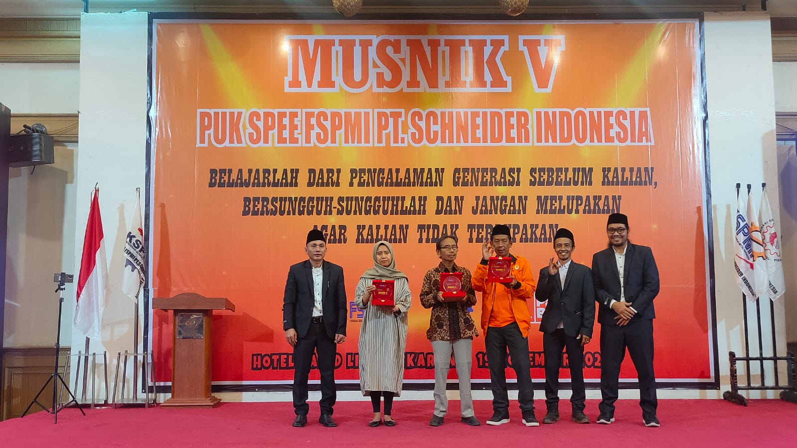 Subagyo Hadiri MUSNIK V PUK SPEE FSPMI PT. Schneider Indonesia