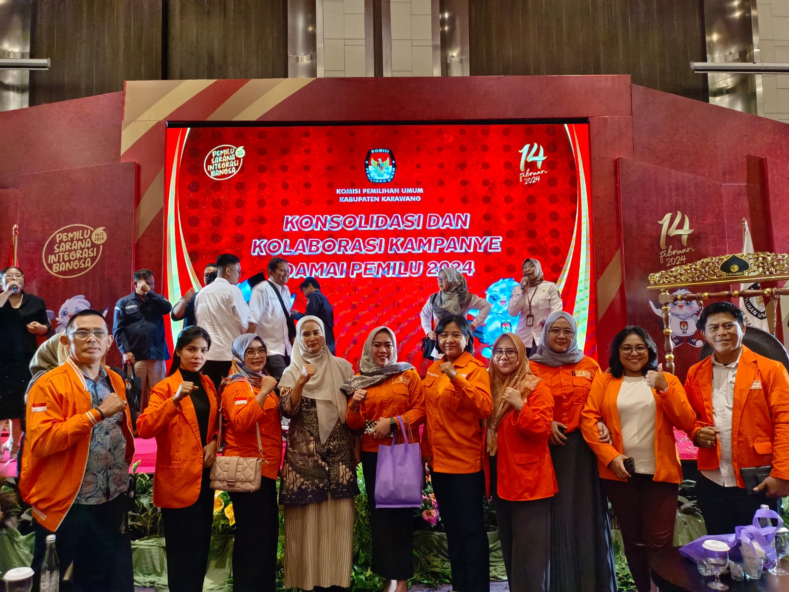 Caleg Partai Buruh Karawang Partisipasi dalam Konsolidasi dan Kolaborasi Kampanye Damai Pemilu 2024