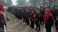 Kawal Penetapan UMK 2024, Ratusan Garda Metal FSPMI Bekasi Datangi Gedung Sate