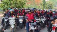 Buruh Bekasi Konvoi Motor Menuju Gedung Sate Bandung