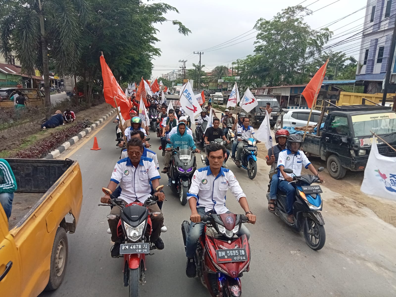 FSPMI dan Aliansi Buruh Pelalawan Bersatu Tuntut Kenaikan UMK Sebesar 15%