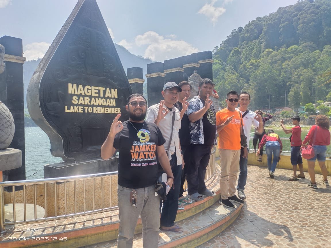 Telaga Sarangan Menjadi Saksi Lahirnya DPD Jamkeswatch Magetan Raya