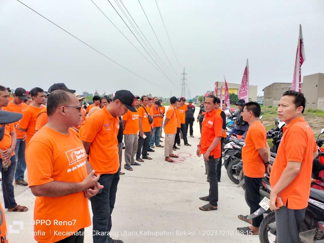 Caleg Partai Buruh Sulaeman Adakan Sasatu di Perumahan Grand Cikarang City