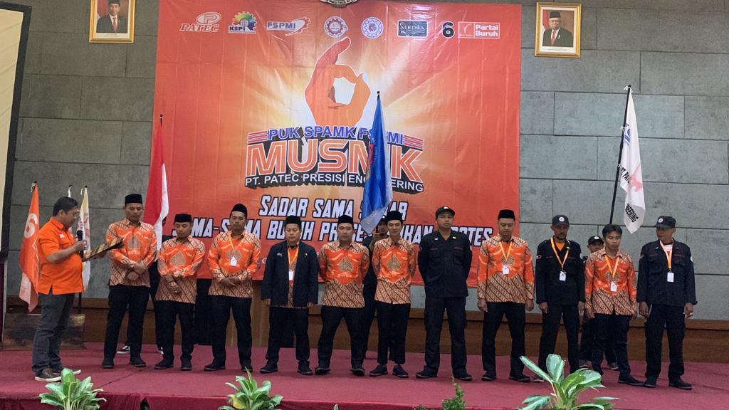 Susunan Kepengurusan PUK SPAMK FSPMI PT. Patec Presisi Engineering Periode 2023-2026