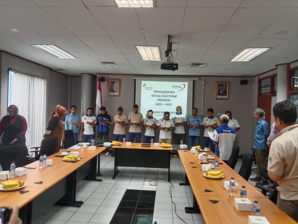 Firmansyah Kembali Terpilih Sebagai Ketua PUK SPL FSPMI PT. Bakrie Pipe Industries