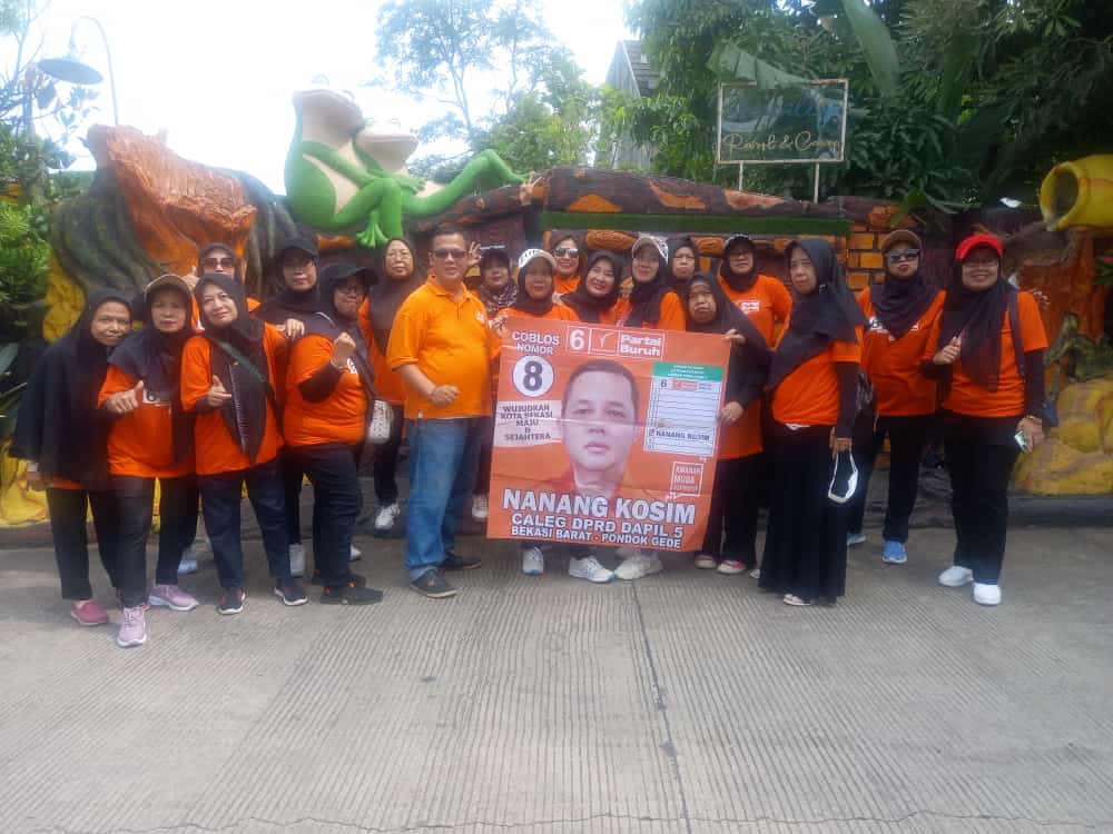 Caleg Partai Buruh Dapil 5 Kota Bekasi Nanang Kosim Ajak Warga Hidup Sehat