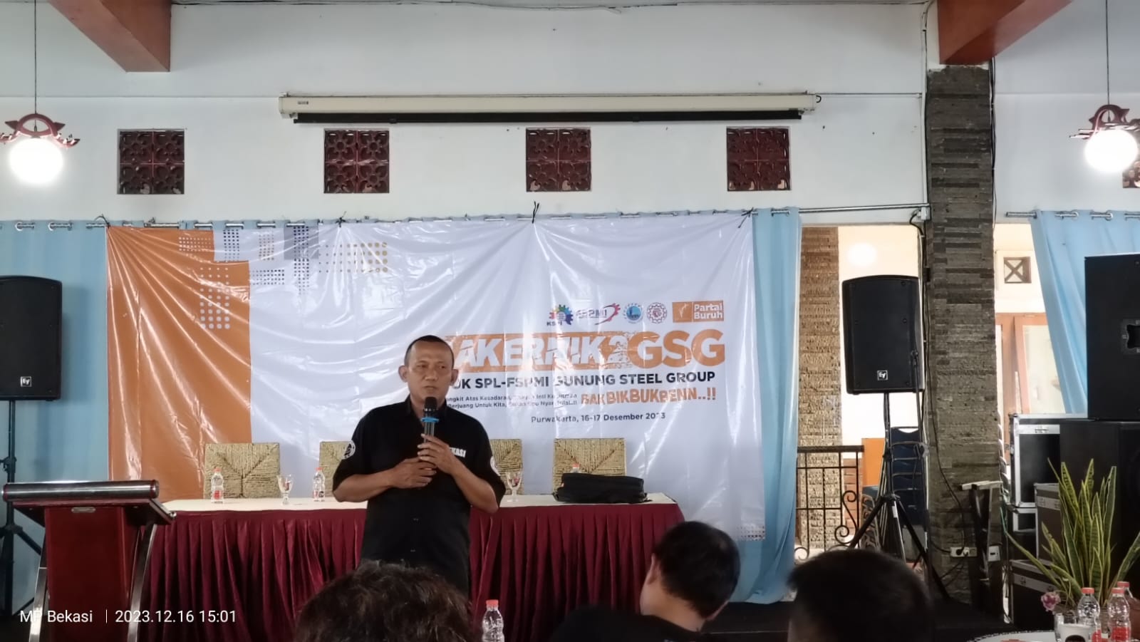 BAK BIK BUK BEN Jadi Tema Rakernik 2 PUK SPL FSPMI Gunung Steel Group