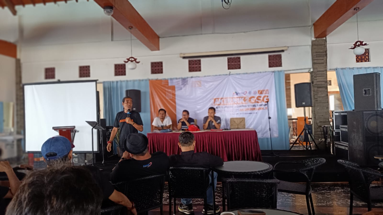 Koordinator Gaspol Sampaikan Konsolidasi Politik Pada Rakernik 2 PUK SPL FSPMI GSG